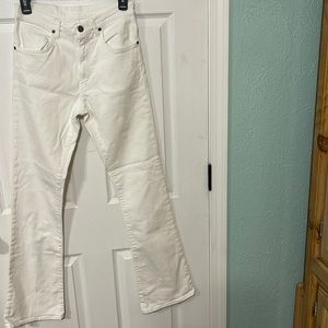 6397 Jeans Bootleg White Womens Size 27 Made in Italy